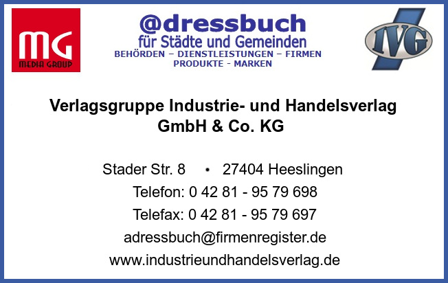 Adressbuch der Stadt Osterholz-Scharmbeck, Media Group Verlagsgruppe Industrie- und Handelsverlag GmbH & Co. KG